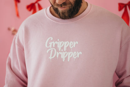 Gripper Dripper Pink Crewneck